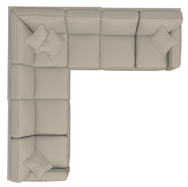 La-Z-Boy® Meyer 5-Piece Sable Sectional-3