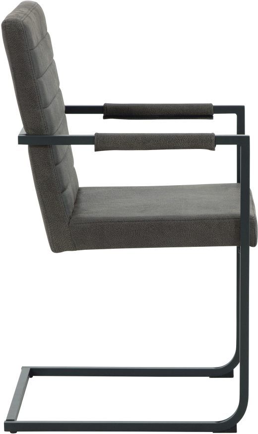 Signature Design by Ashley® Strumford Gray/Black Dining Arm Chair-4