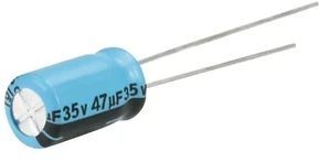 RadioShack 47uF 35V 20% Radial-Lead Electrolytic Capacitor-0