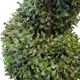 A & B Home Green 4' Artificial Spiral Boxwood Topiary-2