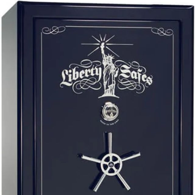 Liberty Safe Presidential Blue Gloss 40 Mechanical Lock Gun Safe-1