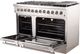 FORNO® Galiano 48" Stainless Steel Pro Style Dual Fuel Range-2