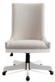 Riverside Furniture Osborne Gray/Winter White Upholstered Desk Chair-1