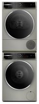 Bosch® 800 Series 4.0 Cu. Ft Pearl Steel Front Load Ventless Electric Dryer-3