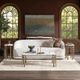 Classic Home Jasmine Moonstone White Coffee Table-5