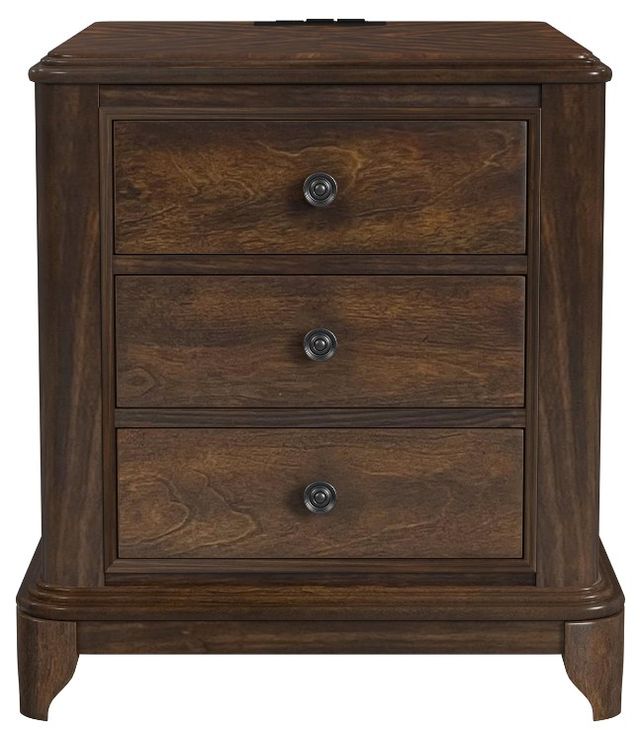 Elements International Phillipe Cherry Nightstand-1