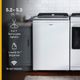 Whirlpool® White Top Load Washer & Gas Dryer Laundry Pair-3