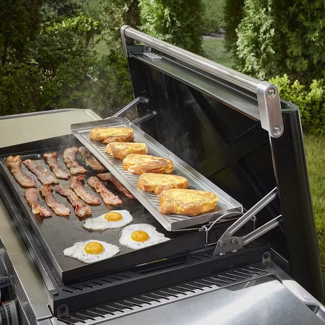 Weber® Stainless Steel Dual-Level Warming Rack-1