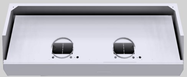 Vent-A-Hood® Designer Series 66" White Wall Mounted Range Hood-1
