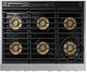 Dacor® 36" Silver Stainless Pro Style Natural Gas Range-2
