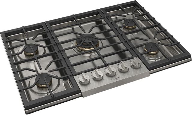 Fulgor Milano® Sofia 600 Series 30" Stainless Steel Pro Style Dual Fuel Cooktop-1