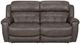Franklin™ Corwin Dakota Gray Leather Double Manual Reclining Two Seat Sofa-0