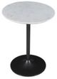 Jofran Inc. Global Archive Camille 2-Piece Marble Top Nesting Table Set with Gunmetal Base-4