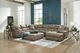 Jackson Furniture Royce 4-Piece Taupe Right Side Facing U-Shape Chaise Sectional-1