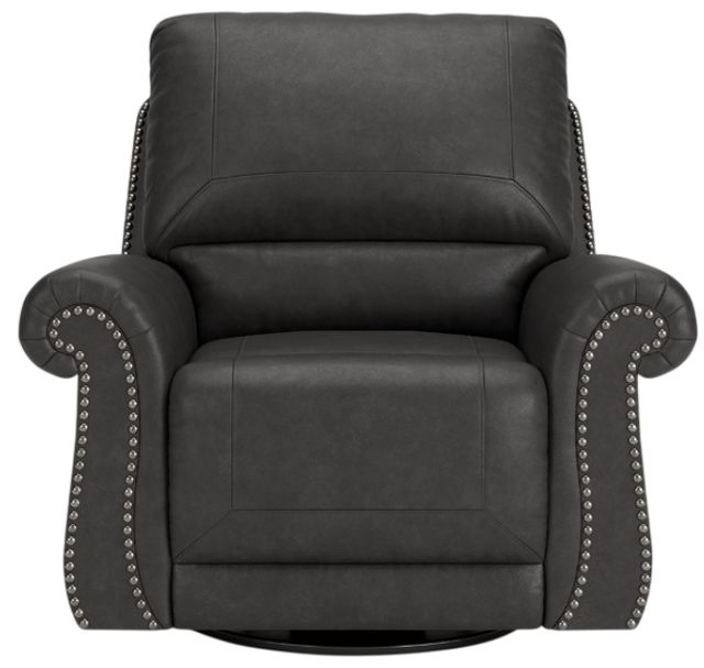 Signature Design by Ashley® Chasemore Granite Manual Swivel Glider Recliner-3