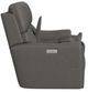 Flexsteel® Carter Smoke Power Reclining Loveseat with Console-4