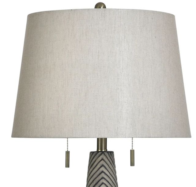 Stylecraft Almondine Gold Gray Table Lamp-1