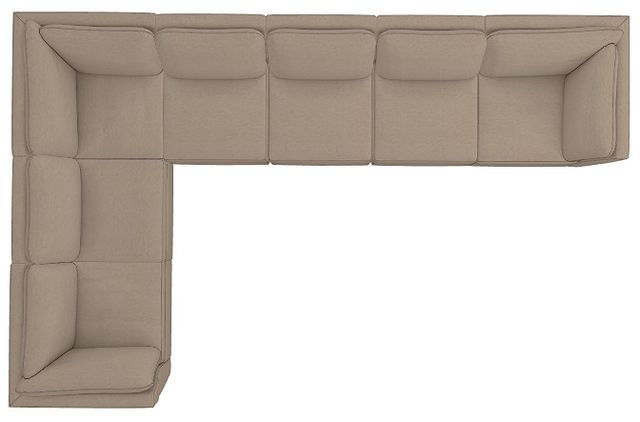 La-Z-Boy® Montrose 7-Piece Stone L-Shape Sectional-3