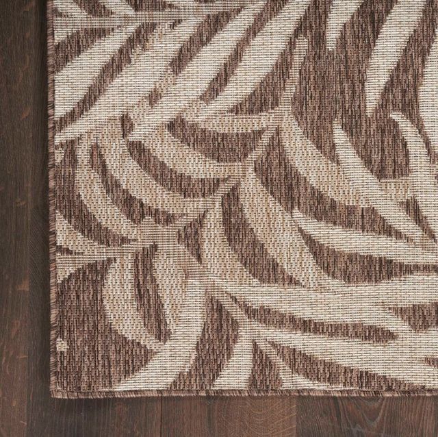 Nourison Home™ Garden Oasis Mocha 5'x7' Style 2 Area Rug-2