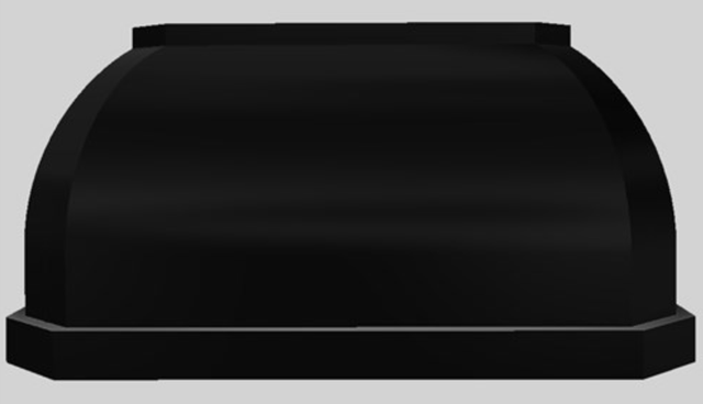 Vent-A-Hood® Designer Series 60" Black Wall Mounted Range Hood-0