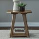 Liberty Furniture Carolina Park Amber Brown Octagonal End Table-1