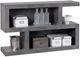 aspenhome® Contemporary Alder Smokey Grey 49" S Console Table-0
