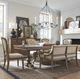 Liberty Furniture Americana Farmhouse 6-Piece Beige/Dusty Taupe Optional Trestle Dining Table Set-1