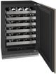 U-Line®  Home Collection 24" 5.1 Cu. Ft. Panel Ready Wine Refrigerator with Solid Door-4