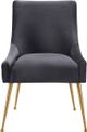 TOV Furniture Beatrix Pleated Grey Side Chair-1