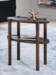 Signature Design by Ashley® Wiattbury Gray Brown Accent Table-1