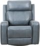 Primo™ International Heritage Cavron Leather-Match Blue Power Recliner-3