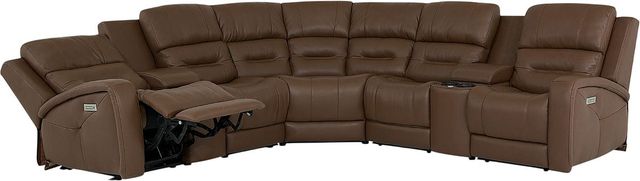Palliser® Furniture Customizable Washington 5-Piece Power Reclining Curved Sectional-1