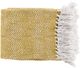 Surya Trina Saffron 50"x60" Throw Blanket-0