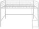 dhp furniture® Jett Off White Full Youth Loft Bed-3