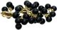 Harp & Finial® Grape Bunch Black/Gold Decorative Object-0