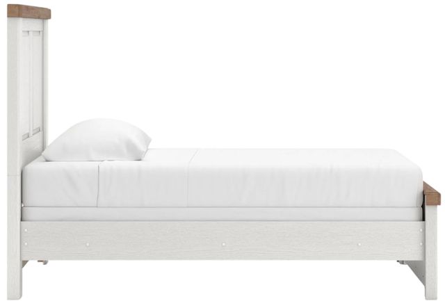 Benchcraft® Savonport Brown/White Full Panel Bed-4