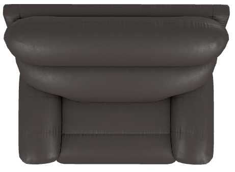 La-Z-Boy® Roman Chocolate Leather Manual Reclining Chair and a Half-4