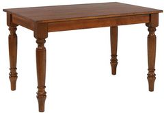 TEI Burnished Walnut Farmhouse Table