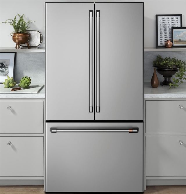 Café™ 36" 23.1 Cu. Ft. Stainless Steel Counter Depth French Door Refrigerator-1