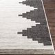 Surya Eagean Charcoal/Off-White 4'x6' Area Rug-1
