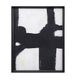 Olliix by Martha Stewart Directional Ebony Black and White Framed Canvas-0