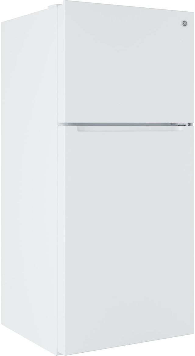 GE® 30" 21 Cu. Ft. White Garage Ready Top Freezer Refrigerator-3