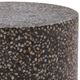 Dovetail Furniture Bravo Black Concrete Outdoor End Table-1
