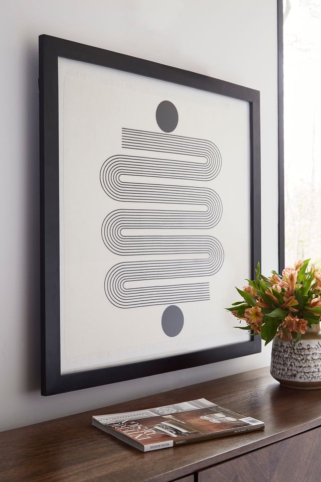 Signature Design by Ashley® Jaegar Black/White Wall Art-3