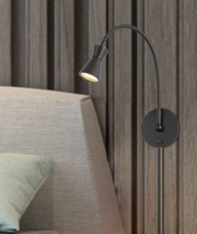 Cal® Lighting & Accessories Acerra Dark Bronze Wall Lamp-2