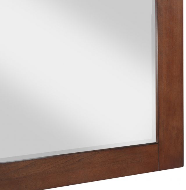 Meridian Furniture Monad Walnut 44" Mirror-4