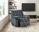 Homelegance® Baldwin Gray Rocker Manual Recliner-1