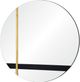Miroir Gavin, feuille d'or/noir, Renwil®-1