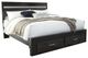 Signature Design by Ashley® Starberry 4-Piece Black King Storage Panel Bed Set-1