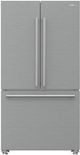 Blomberg® 36" 19.9 Cu. Ft. Fingerprint Resistant Stainless Steel Counter Depth French Door Refrigerator-0
